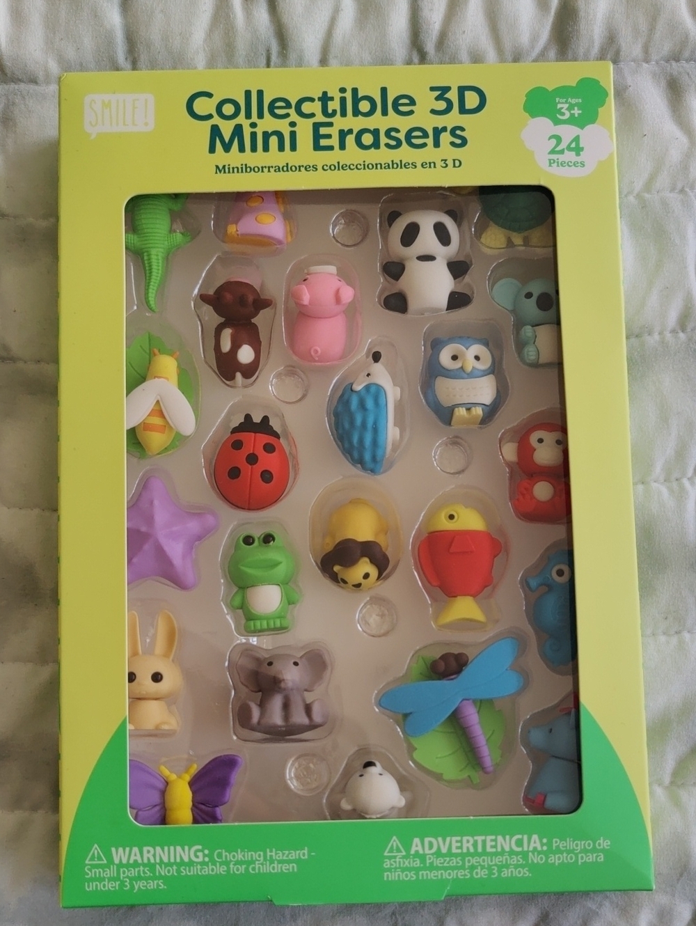 New!Collectible 3D Mini Erasers Y2K Developmental Fine Motor Animals Vintage Ins